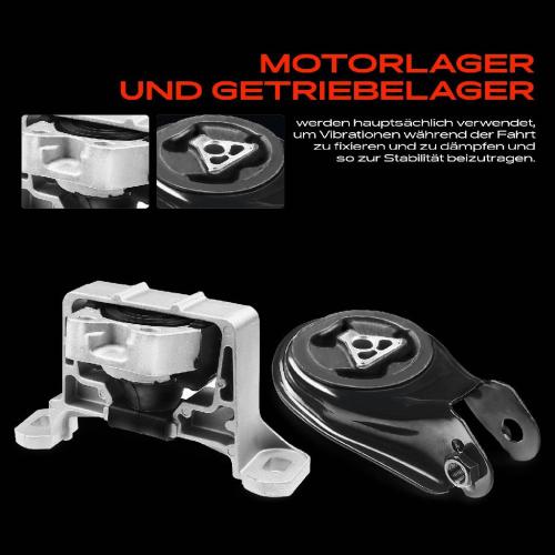 2x Motorlager Getriebelagerlager Vorne und Hinten für Mazda 3 BL 1.6L MZ-CD 2.0L Bild 2x Motorlager Getriebelagerlager Vorne und Hinten für Mazda 3 BL 1.6L MZ-CD 2.0L