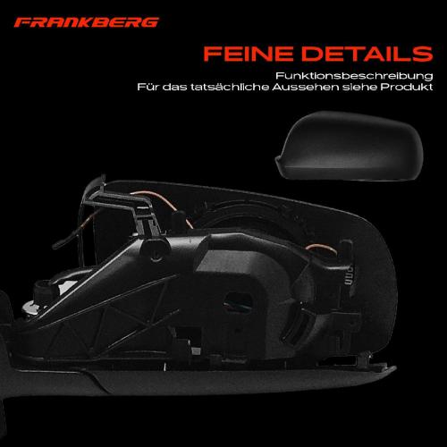 Frankberg 1x Außenspiegel Links für Audi A4 Avant 8D2 8D5 B5 1994-2001 Bild Frankberg 1x Außenspiegel Links für Audi A4 Avant 8D2 8D5 B5 1994-2001