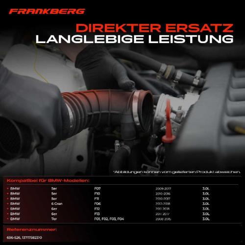 1x Ansaugschlauch, Luftfilter für BMW 5er Gran Turismo F07 F10 F11 F06 Bild 1x Ansaugschlauch, Luftfilter für BMW 5er Gran Turismo F07 F10 F11 F06