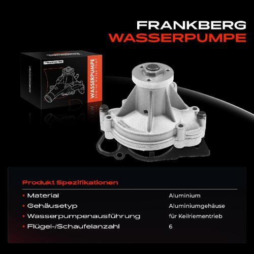 1x Wasserpumpe Kühlwasserpumpe für Jaguar S-Type X200 XF XJ XK J43 XK8 QDV Land Rover Range Rover Bild 1x Wasserpumpe Kühlwasserpumpe für Jaguar S-Type X200 XF XJ XK J43 XK8 QDV Land Rover Range Rover