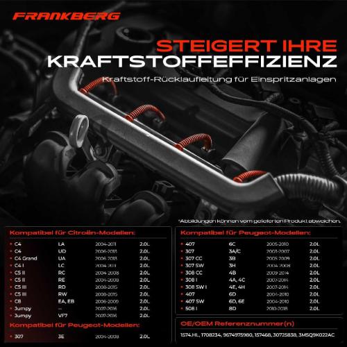 1x Leckkraftstoff für Citroën C4 I C5 II III Break C8 Jumpy Peugeot 307 308 CC Bild 1x Leckkraftstoff für Citroën C4 I C5 II III Break C8 Jumpy Peugeot 307 308 CC