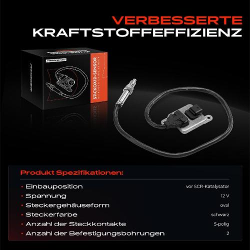 1x Nox Sensor Nitrogen Oxide Lamdasonde vor SCR-Katalysator für Mercedes-Benz W205 S205 C218 X218 X164 W166 W164 V221 W221 Bild 1x Nox Sensor Nitrogen Oxide Lamdasonde vor SCR-Katalysator für Mercedes-Benz W205 S205 C218 X218 X164 W166 W164 V221 W221