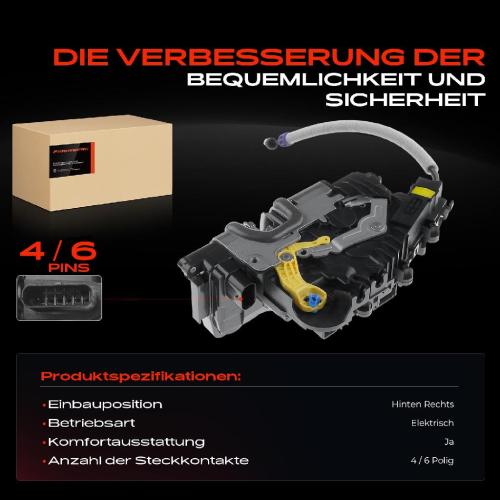 1x Türschloss Hinten Rechts für Mercedes-Benz GLE W166 GL-Klasse X166 SL R231 2.1L 3.0L 4.7L 2012-2020 Bild 1x Türschloss Hinten Rechts für Mercedes-Benz GLE W166 GL-Klasse X166 SL R231 2.1L 3.0L 4.7L 2012-2020