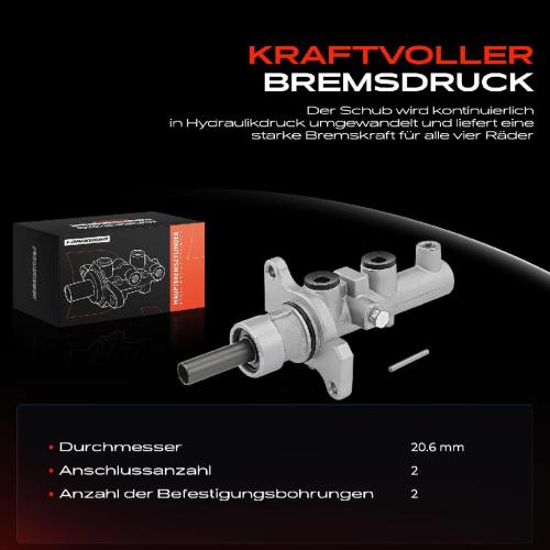 1x Hauptbremszylinder Bremszylinder für BMW 5er E39 Touring 520-540 7er E38 725-750 Bild 1x Hauptbremszylinder Bremszylinder für BMW 5er E39 Touring 520-540 7er E38 725-750