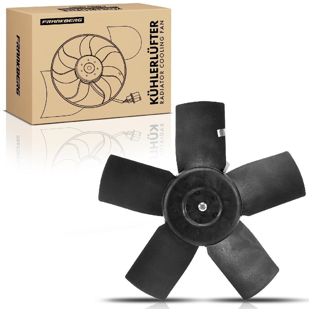 Frankberg 1x Motorkühller Einfachlüfter ohne Kühlerlüfterrahmen Opel Combo Corsa B Tigra 1.2L 1.4L 1.6L 1993-2001