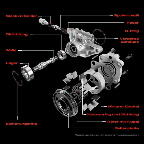 1x Servopumpe hydraulisch für Alfa Romeo 155 167 2.5 V6 1992-1997 Bild 1x Servopumpe hydraulisch für Alfa Romeo 155 167 2.5 V6 1992-1997