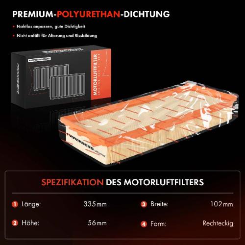 2x Luftfilter Filtereinsatz für Ford Mondeo 2B5Y Stufenheck Turnier B4Y Benzin Diesel Bild 2x Luftfilter Filtereinsatz für Ford Mondeo 2B5Y Stufenheck Turnier B4Y Benzin Diesel