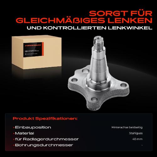 1x Achsschenkel Radaufhängung Hinterachse Beidseitig für Citroën Jumper Fiat Ducato Peugeot Boxer Bild 1x Achsschenkel Radaufhängung Hinterachse Beidseitig für Citroën Jumper Fiat Ducato Peugeot Boxer