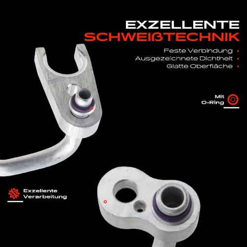 1x Hochdruckleitung Klimaanlage für VW Golf 1J Bora Audi A3 8L1 Seat Leon Skoda Bild 1x Hochdruckleitung Klimaanlage für VW Golf 1J Bora Audi A3 8L1 Seat Leon Skoda