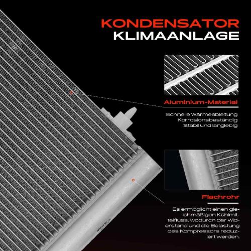 1x Kondensator Klimaanlage für Citroën Berlingo Xsara Peugeot 1.6L Bild 1x Kondensator Klimaanlage für Citroën Berlingo Xsara Peugeot 1.6L