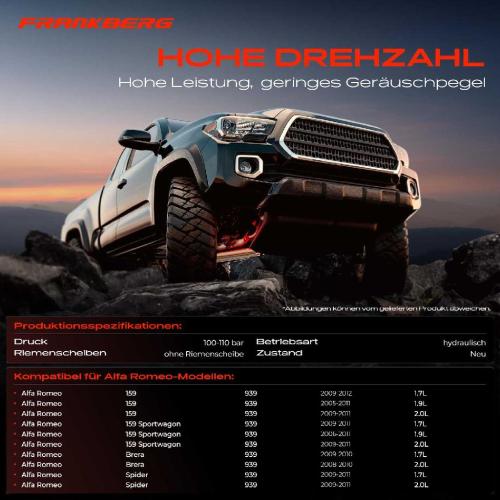 1x Servopumpe hydraulisch für Alfa Romeo 159 Sportwagon Brera Spider 939 Bild 1x Servopumpe hydraulisch für Alfa Romeo 159 Sportwagon Brera Spider 939