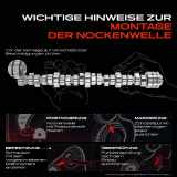 1x Nockenwelle für VW Golf 5/6 Passat Audi A1 Seat Skoda 1.4L