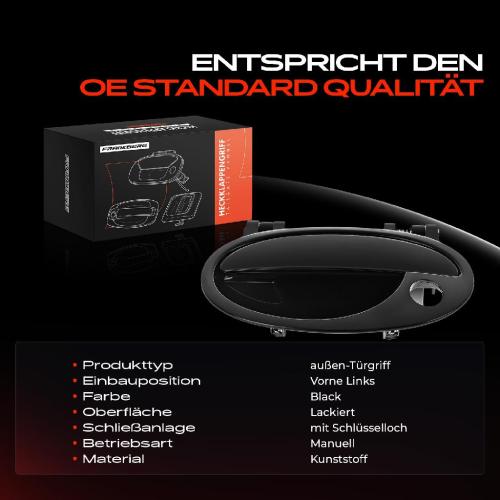 1x Türgriff Vorne Links außen für Opel Combo Kasten/Großraumlimousine Tour Corsa C Kasten/Schrägheck Meriva Bild 1x Türgriff Vorne Links außen für Opel Combo Kasten/Großraumlimousine Tour Corsa C Kasten/Schrägheck Meriva