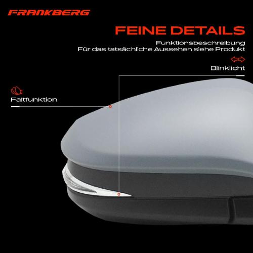 Frankberg 1x Außenspiegel Rechts für Toyota RAV 4 IV Van A4 2.0L 2.2L 2.5L 2012-2019 Bild Frankberg 1x Außenspiegel Rechts für Toyota RAV 4 IV Van A4 2.0L 2.2L 2.5L 2012-2019