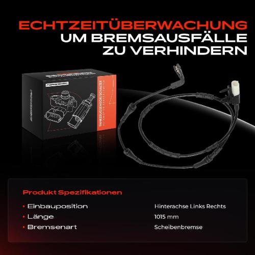 1x Warnkontakt Bremsbelagverschleiß Hinterachse für Jaguar F-Pace X761 Land Rover L560 Bild 1x Warnkontakt Bremsbelagverschleiß Hinterachse für Jaguar F-Pace X761 Land Rover L560