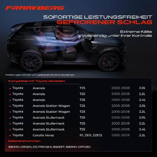 1x Klimakompressor für Toyota Avensis T25 Corolla Verso R1 ZER Bild 1x Klimakompressor für Toyota Avensis T25 Corolla Verso R1 ZER