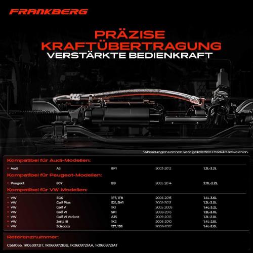 1x Seilzug Feststellbremse Hinterachse beidseitig für VW Golf V VI Audi A3 Seat Altea Bild 1x Seilzug Feststellbremse Hinterachse beidseitig für VW Golf V VI Audi A3 Seat Altea