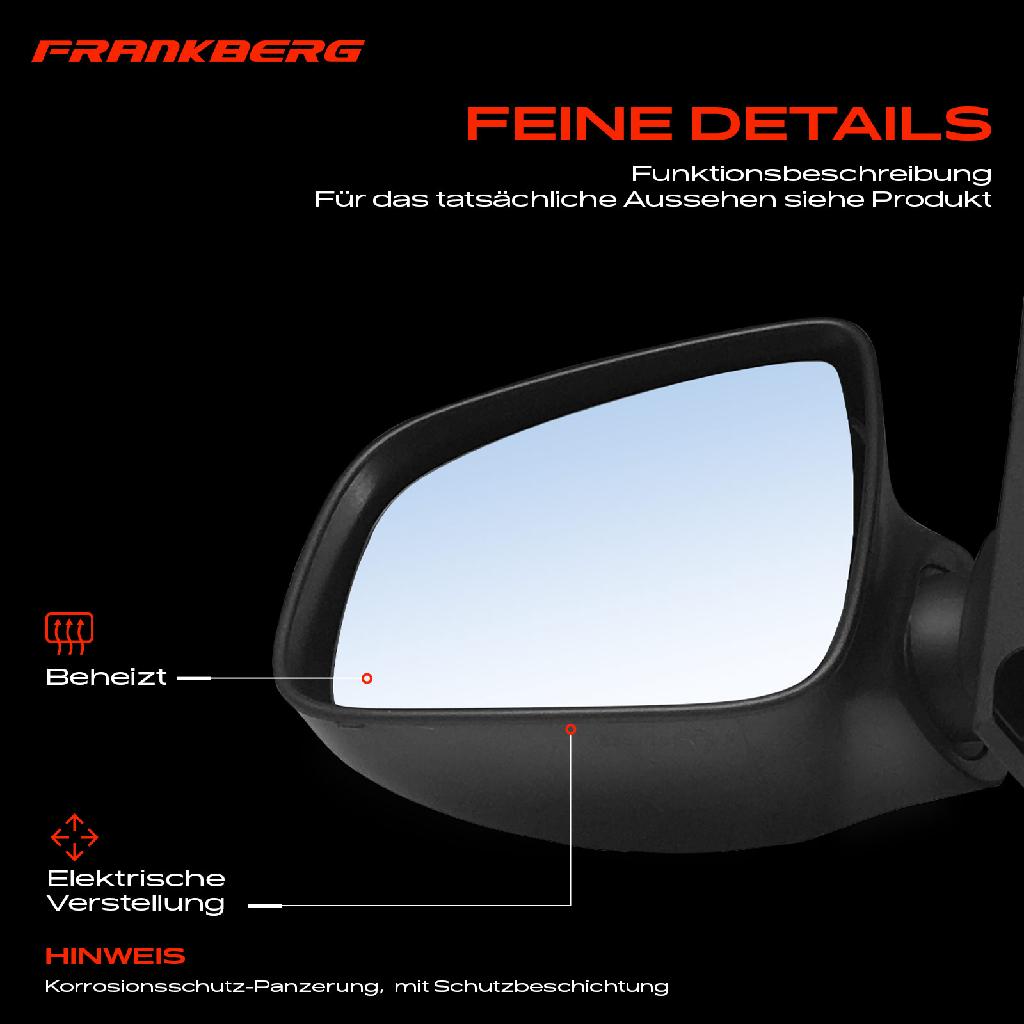 1x Außenspiegel Links für Dacia Logan MCV Sandero LS KS 1.2L 1.4L 1.5L 2004-2024