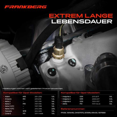 1x Kraftstoffdruck Sensor für Opel Adam Astra J Cascada Insignia A Zafira Tourer C Bild 1x Kraftstoffdruck Sensor für Opel Adam Astra J Cascada Insignia A Zafira Tourer C