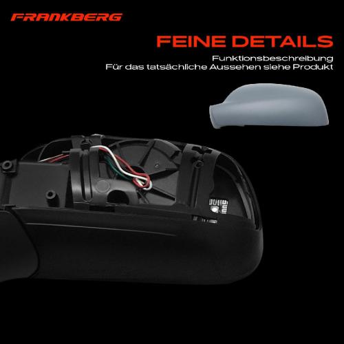 Frankberg 1x Außenspiegel Links für Peugeot 407 SW 6D 6D 6E 2004-2011 Bild Frankberg 1x Außenspiegel Links für Peugeot 407 SW 6D 6D 6E 2004-2011