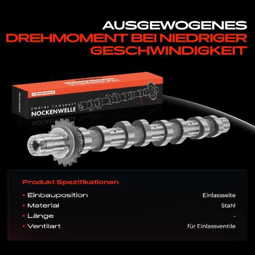 Frankberg 1x Nockenwelle für Citroën Berlingo C3 I C4 Ford C-Max Focus II Bild Frankberg 1x Nockenwelle für Citroën Berlingo C3 I C4 Ford C-Max Focus II