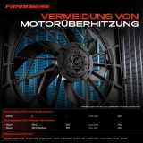 1x Motorkühller Doppellüfter mit Kühlerlüfterrahmen Infiniti G Stufenheck Nissan 350 Z Z33 3.5L