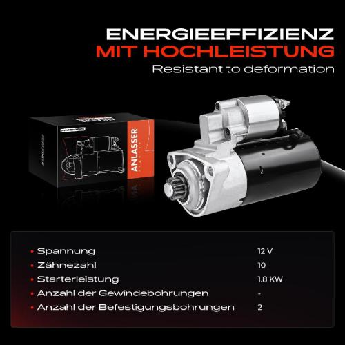 1x Anlasser Starter für Porsche Cayenne 9PA 4.5L 2002-2007 Bild 1x Anlasser Starter für Porsche Cayenne 9PA 4.5L 2002-2007