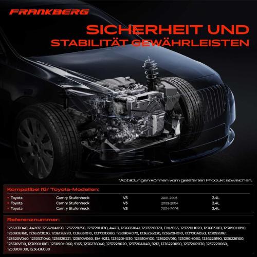 1x Motorlager Getriebelagerlager Vorne für Toyota Camry ACV3 MCV3 2.4L 2001-2006 Bild 1x Motorlager Getriebelagerlager Vorne für Toyota Camry ACV3 MCV3 2.4L 2001-2006
