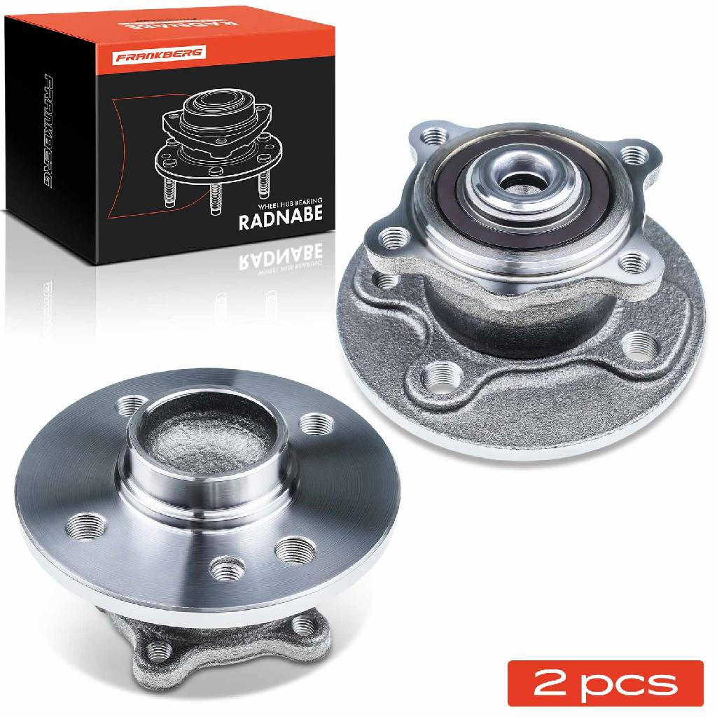 Frankberg 2x Radnabe Radlagersatz Hinterachse beidseitig für MINI Mini Cabriolet R50 R53 R52 1.4L 1.6L 2006-2008