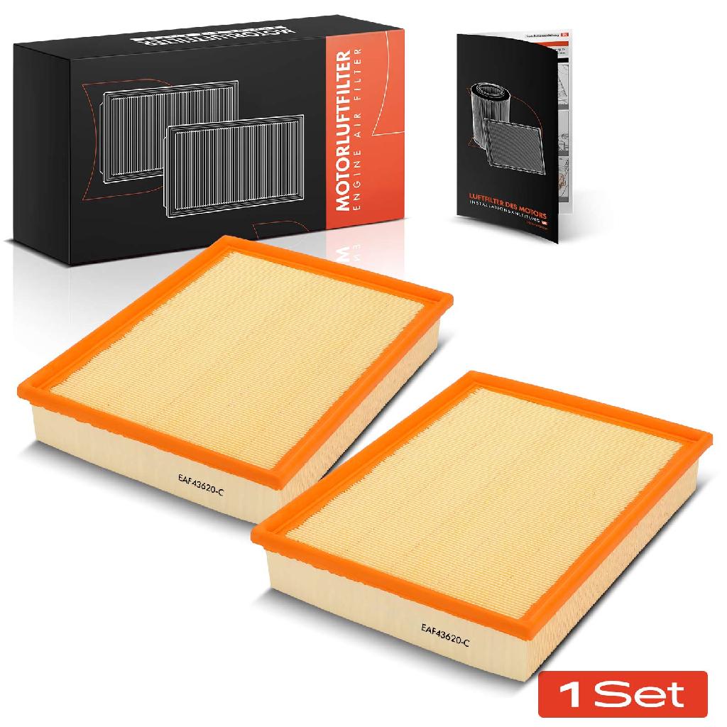 2x Luftfilter Filtereinsatz für Volvo 740 744 760 704 940 944 960 2.0 2.3 2.4