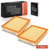 2x Luftfilter Filtereinsatz für Volvo 740 744 760 704 940 944 960 2.0 2.3 2.4