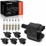 6x Zündspule Zündkerze für Land Rover Discovery III L319 4.0L 2004-2009