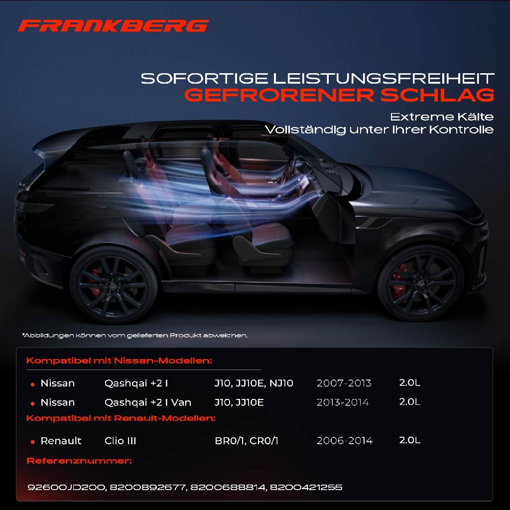 1x Klimakompressor für Nissan Qashqai  I J10 Renault Clio III 2.0L 2006-2014