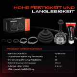 1x Antriebswelle Gelenksatz Vorderachse für Audi 80 90 893 894 8A2 1.6L 1.8L 1.9L 1986-1991