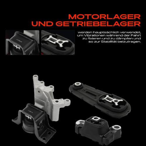 2x Motorlager Drehmomentstützlager Vorne und Hinten für Nissan Juke F15 1.6L Bj ab 2010 Bild 2x Motorlager Drehmomentstützlager Vorne und Hinten für Nissan Juke F15 1.6L Bj ab 2010