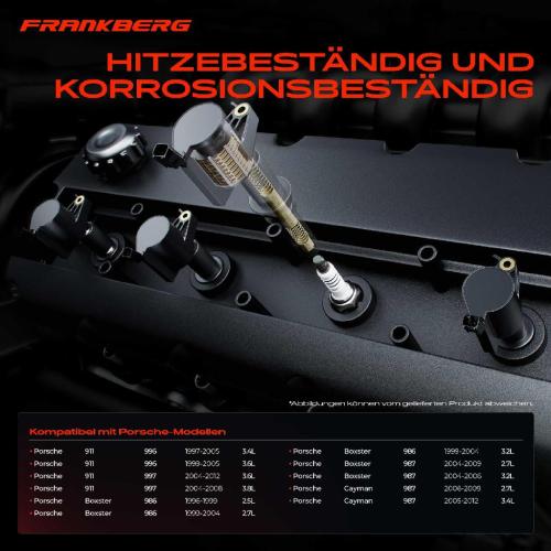 4x Zündmodul Zündspule für Porsche 911 Cabriolet Targa Boxster Cayman 3.4L 3.6L 3.8L 2.5L 2.7L 3.2L 1996-2012 Bild 4x Zündmodul Zündspule für Porsche 911 Cabriolet Targa Boxster Cayman 3.4L 3.6L 3.8L 2.5L 2.7L 3.2L 1996-2012