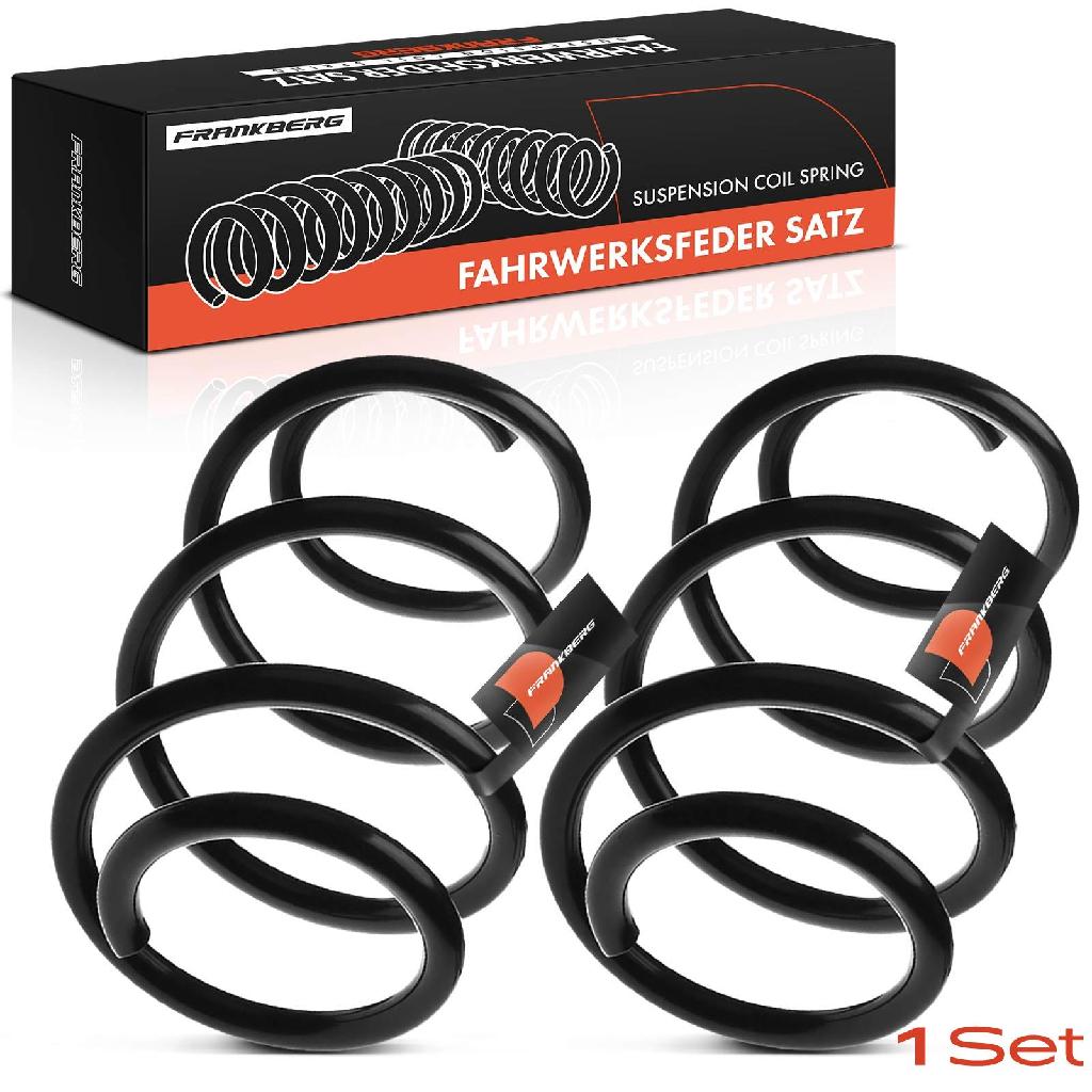 Frankberg 2x Fahrwerksfeder Vorderachse für Audi TT 8J3 TT Roadster 8J9 1.8L 2.0L 2006-2014
