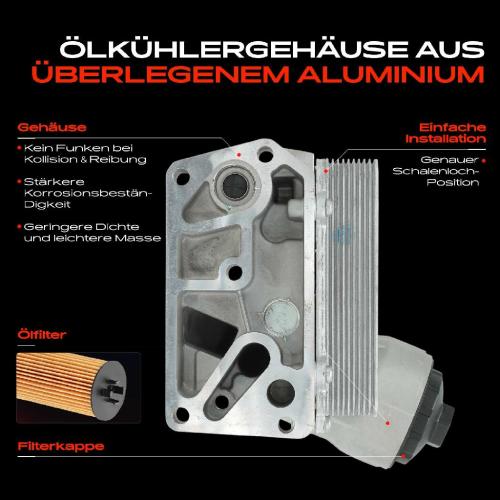 Frankberg 1x ÖlkühlerÖlfilter für VW Transporter 7EB 7EJ 7HB 7HJ Touareg 2.5L Bild Frankberg 1x ÖlkühlerÖlfilter für VW Transporter 7EB 7EJ 7HB 7HJ Touareg 2.5L