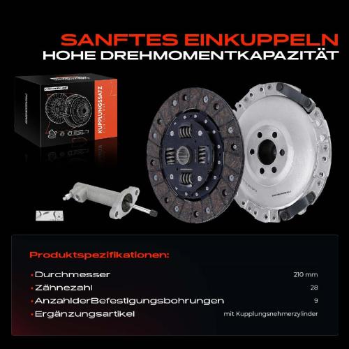 1x Kupplungssatz für VW Golf III 1H1 Golf III Cabriolet Golf III Variant 1H5 Golf IV Cabriolet Vento 1H2 Bild 1x Kupplungssatz für VW Golf III 1H1 Golf III Cabriolet Golf III Variant 1H5 Golf IV Cabriolet Vento 1H2