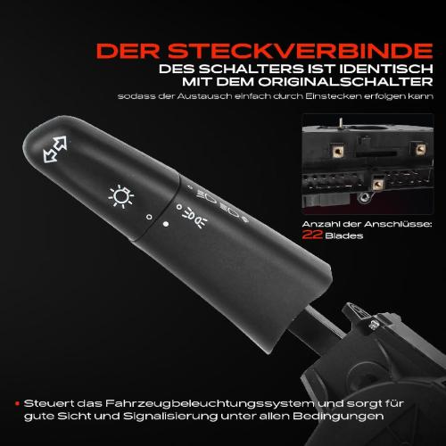 1x Kombischalter Lenkstockschalter für Mercedes-Benz B903 B904 B905 B901 B902 Bild 1x Kombischalter Lenkstockschalter für Mercedes-Benz B903 B904 B905 B901 B902