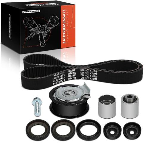 Frankberg 1x Zahnriemensatz Zahnriemen für VW Golf 5 6 EOS 1F Audi TT 8J A3 8P A4 Bild Frankberg 1x Zahnriemensatz Zahnriemen für VW Golf 5 6 EOS 1F Audi TT 8J A3 8P A4