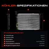 1x Kühler Wasserkühler Motorkühler für Hyundai Tucson KIA Sportage 2.0L 2.7L Bj ab 2004