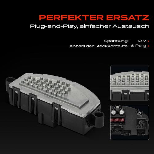 1x Widerstand Vorwiderstand Gebläsemotor für Audi A4 8K Mercedes-Benz A-Klasse W176 Bild 1x Widerstand Vorwiderstand Gebläsemotor für Audi A4 8K Mercedes-Benz A-Klasse W176