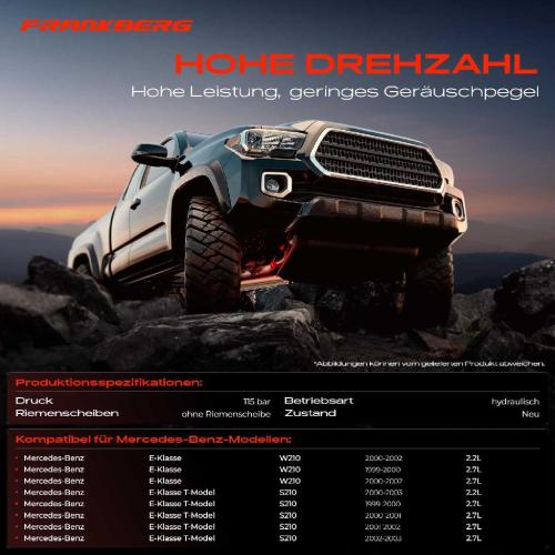 1x Servopumpe hydraulisch für Mercedes-Benz E-Klasse W210 S210 2.2L 2.7L Bild 1x Servopumpe hydraulisch für Mercedes-Benz E-Klasse W210 S210 2.2L 2.7L