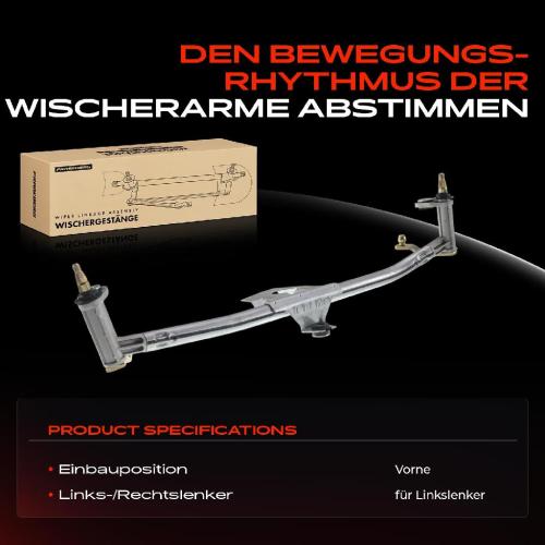 Frankberg 1x Wischergestänge Vorne für VW New Beetle 9C1 1C1 1Y7 1998-2010 Bild Frankberg 1x Wischergestänge Vorne für VW New Beetle 9C1 1C1 1Y7 1998-2010