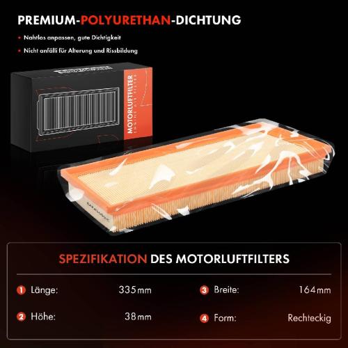 1x Luftfilter Filtereinsatz für Volvo 240 P242 P245 340-360 343 344 2.0 2.1 2.3 Bild 1x Luftfilter Filtereinsatz für Volvo 240 P242 P245 340-360 343 344 2.0 2.1 2.3