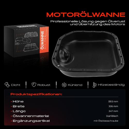Frankberg 1x Ölwanne Motorölwanne für Mercedes-Benz S-Klasse W111 W112 W108 W109 W116 W126 C126 Bild Frankberg 1x Ölwanne Motorölwanne für Mercedes-Benz S-Klasse W111 W112 W108 W109 W116 W126 C126