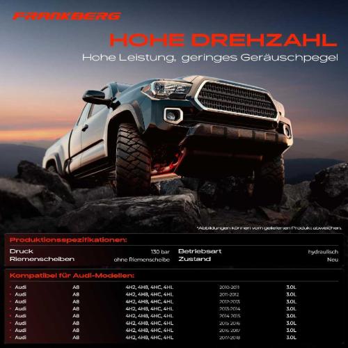 1x Servopumpe hydraulisch für Audi A8 4H 3.0LL 2010-2018 Bild 1x Servopumpe hydraulisch für Audi A8 4H 3.0LL 2010-2018