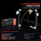 1x Fensterheber Vorne Rechts für BMW E93 320d E92 325d