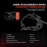 1x ABS Sensor Vorderachse links für Honda Accord VIII CP CU Accord VIII Kombi CW 2.0L 2.4L 3.5L 2.2L Bj ab 2007
